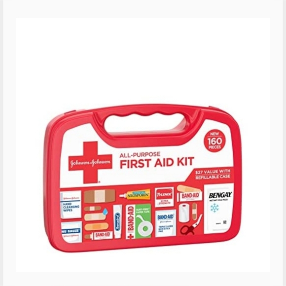 NEW 160 Pc. First Aid Kit by Johnson & Johnson All-Purpose - Picture 13 of 14